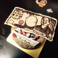はるぴのmam's cooksnap of when they made 壱万円札チョコのせ誕生日ケーキ(旦那用).