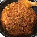 12312009's cooksnap of when they made 鶏もものトマト煮リゾット♪簡単煮るだけ.