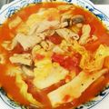 海そ～めん's cooksnap of when they made 豚白モツとキャベツのトマト煮込み.