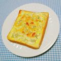 まあまま☆0403's cooksnap of when they made 栄養を！しらす＆マヨ玉チーズトースト♪.