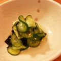 IORIのレシピ＊'s cooksnap of when they made ☆オリーブオイルかけわかめと胡瓜の酢の物.