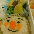 よよよよちゃこ's cooksnap of when they made 新学期キャラ弁！アンパンマンおむすびマン.