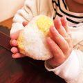 ❁Abake❁'s cooksnap of when they made 明太子と炒り卵のおにぎり.