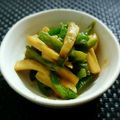 4double5's cooksnap of when they made エリンギとピーマンのみそバター炒め.