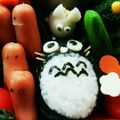 もちもちもり's cooksnap of when they made トトロ おにぎり＊キャラ弁.