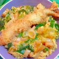 Cook★Robin's cooksnap of when they made 海老天ぷら卵とじ丼♪.