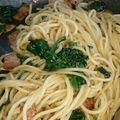 み～と's cooksnap of when they made ほうれん草de和風パスタ.