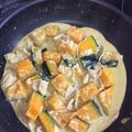 ひろ☆はる❇︎ママ's cooksnap of when they made 簡単♪かぼちゃの味噌クリーム煮.