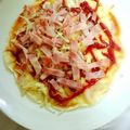 ☆meguママ☆'s cooksnap of when they made フライパンde餃子の皮ピザ.