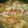 ねこはがき's cooksnap of when they made 簡単☆カレー南蛮味のそぼろ大根♪.