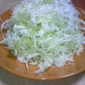 ﾍﾞｰｽﾒｲｸ's cooksnap of when they made 簡単でおいしいキャベツの千切り.