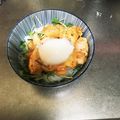 クックVEBZYS☆'s cooksnap of when they made ササミキムチ丼.