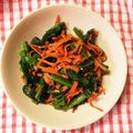 もも菌's cooksnap of when they made 簡単ほうれん草のお浸し.
