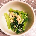 yshion0504's cooksnap of when they made 子供も大好き♡小松菜人参ツナマヨ和え.