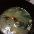 くっくはるちゃん's cooksnap of when they made シャキシャキレタスと卵の簡単スープ☆.