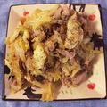 ちぃ−ち−chan's cooksnap of when they made 簡単♪にんにく醤油♡豚肉×キャベツ炒め.