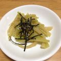 水色ぴーなっつ's cooksnap of when they made ブロッコリーの茎の味噌炒め.