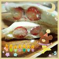 海理ママ's cooksnap of when they made 丸々苺のイチゴサンド.