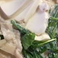 hirokinana's cooksnap of when they made キャベツもやしにらの豚しゃぶ豆乳鍋.