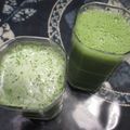 ジョングレ's cooksnap of when they made 初心者も飲みやすい！チンゲン菜スムージー.
