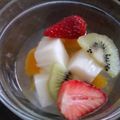 ChocoＭint's cooksnap of when they made 濃厚☆簡単ミルク寒天のフルーツポンチ.