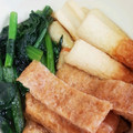 はなふあ's cooksnap of when they made 薄揚げとほうれん草とちくわの煮物.