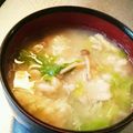 ろーむ's cooksnap of when they made リメイク☆お好み焼きのトロぉ〜り味噌汁.