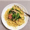 クックWAP8P0☆'s cooksnap of when they made 菜の花の和風パスタ.