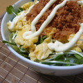 ピンクのたまご's cooksnap of when they made 超簡単　鮭たまマヨ丼.