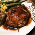 べっぷり's cooksnap of when they made ふっくらハンバーグ.