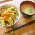 クックあこ's cooksnap of when they made アボカドとサーモン♪香味ダレ和え.