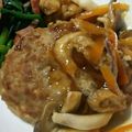 あっこ☆料理は自由's cooksnap of when they made 豆腐ハンバーグ〜きのこの餡掛け〜.