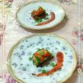 sakuraロゼット's cooksnap of when they made ナスとスモークサーモンのミルフィーユ✿.