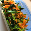 ﾗﾋﾟｽﾗｽﾞﾘﾃｨ's cooksnap of when they made ＊ほうれん草と人参の白ゴマ和え＊.