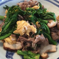 loveaco22's cooksnap of when they made 牛肉と菜の花のオイスター炒め.