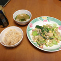 クック9HYN50☆'s cooksnap of when they made 青梗菜と豚肉の炒めもの.