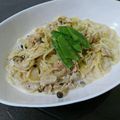 ■碧流■'s cooksnap of when they made 簡単絶品！鍋1つでクリームスープパスタ♪.