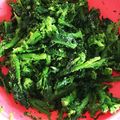 ★みーちゃんママ★'s cooksnap of when they made 菜の花のお浸し.