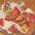 ななクレープ's cooksnap of when they made トマトとバジルのイタリアンそうめん.