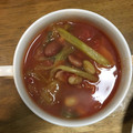 ⁂わか's cooksnap of when they made レタスまるごと１個のトマトスープ。.