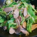 ☆るい～ぢ☆'s cooksnap of when they made 節約！魚肉ソーセージのさっぱり炒め.