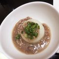 kumikkuma's cooksnap of when they made 大根の豚ひきそぼろあんかけ.