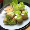 maimai6s's cooksnap of when they made 生ハムアボカドの生春巻・亜洋折衷ソース。.