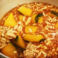 ＊おちゃこ＊'s cooksnap of when they made かぼちゃとひき肉の簡単煮.