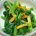 レオミウ's cooksnap of when they made ほうれん草とたまごのサラダ.
