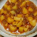 ナーちゃん's cooksnap of when they made 絶品ソース【ひき肉たっぷり芋チリソース】.