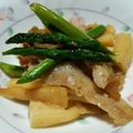 雪きつね。's cooksnap of when they made たけのこの香り炒め.
