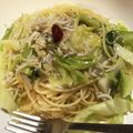 モグモグけんしろう's cooksnap of when they made しらすとキャベツの和風ペペロンチーノ.