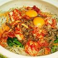 モナちゃん's cooksnap of when they made 土鍋でビビンバ　簡単.