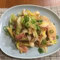 もぐとっぽ's cooksnap of when they made ネギとベビーホタテのガリバター醤油～♪.